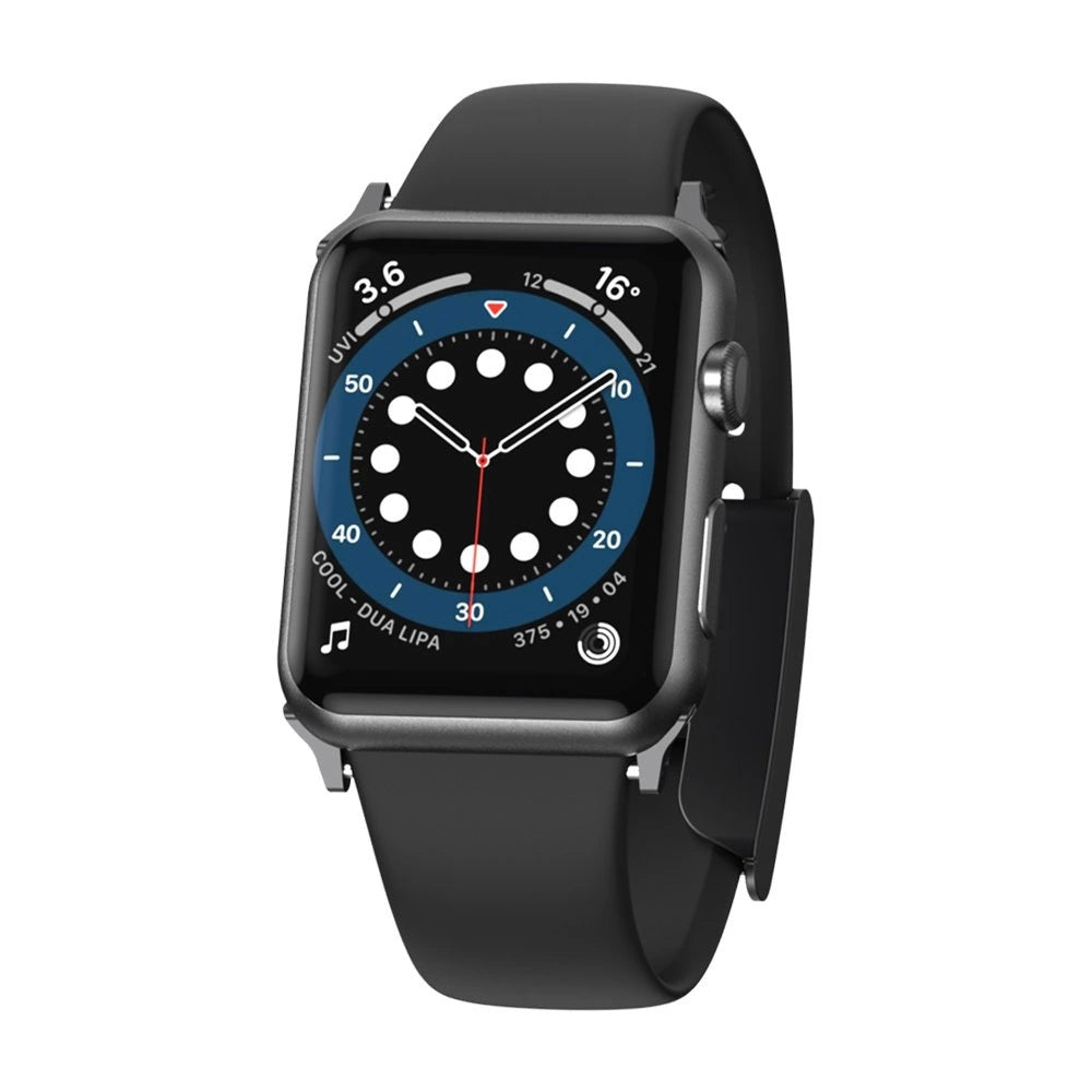 Baseus Slip-Thru rem band armbånd til Apple Watch 3/4/5/6/SE 38mm/40mm sort (LBWSE-01)