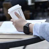 Baseus Slip-Thru rem band armbånd til Apple Watch 3/4/5/6/SE 38mm/40mm sort (LBWSE-01)