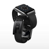 Baseus Slip-Thru rem band armbånd til Apple Watch 3/4/5/6/SE 38mm/40mm sort (LBWSE-01)
