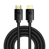 Baseus HDMI 2.1 Kabel 8K 60 Hz 48 Gbps / 4K 120 Hz / 2K 144 Hz 3D eARC QMS Dynamisk HDR VRR ALLM 3 m sort (CAKGQ-L01)