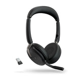 Jabra Evolve2 65 Flex Headset Trådløs Kontor/Callcenter USB Type-A Bluetooth Opladningsstativ