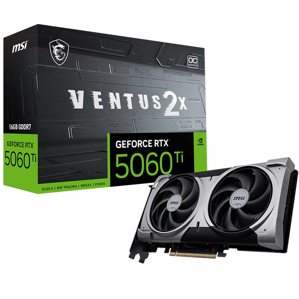MSI GeForce RTX 5060 Ti 16G Ventus 2X OC Plus 16GB