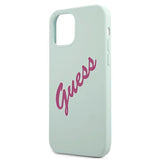 Guess GUHCP12SLSVSBF iPhone 12 mini 5.4" blå fuchsia/blå fuschia hardcase Silikon Vintage