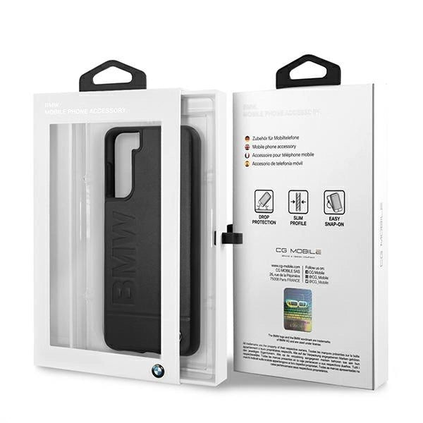 Etui BMW BMHCS21MSLLBK S21+ G996 sort/sort hårdkasse Signatur Logo Aftryk