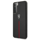 Ferrari FEOSIHCS21MBK S21+ G996 sort/sort hardcase Off Track læder nylon stribe