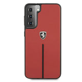 Ferrari FEOSIHCS21MRE S21+ G996 rød/rød hardcase Off Track læder nylon stribe