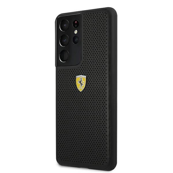 Ferrari FESPEHCS21LBK S21 Ultra G996 sort/sort hårdkasse på sporet perforeret