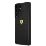 Ferrari FESPEHCS21LBK S21 Ultra G996 sort/sort hårdkasse på sporet perforeret