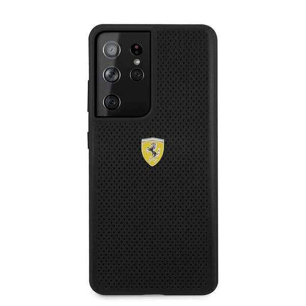 Ferrari FESPEHCS21LBK S21 Ultra G996 sort/sort hårdkasse på sporet perforeret