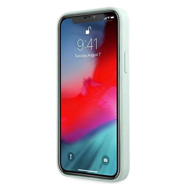 Guess GUHCP12MLSVSBF iPhone 12/12 Pro 6.1" blå fuchsia/blå fuschia hardcase Silikon Vintage