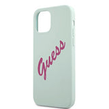 Guess GUHCP12MLSVSBF iPhone 12/12 Pro 6.1" blå fuchsia/blå fuschia hardcase Silikon Vintage