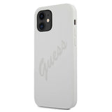 Guess GUHCP12SLSVSCR iPhone 12 mini 5.4" creme/creme hardcase Script Vintage