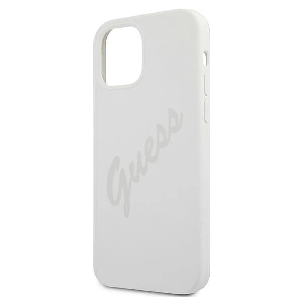 Guess GUHCP12SLSVSCR iPhone 12 mini 5.4" creme/creme hardcase Script Vintage