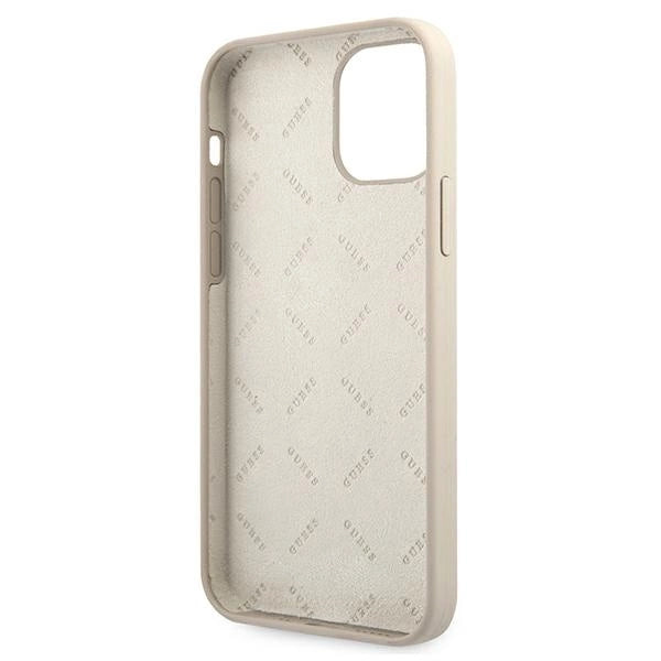 Guess GUHCP12SLSVSGP iPhone 12 mini 5.4" grå lyserød/grå lyserød hardcase Silicone Vintage