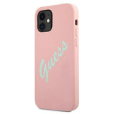 Guess GUHCP12SLSVSPG iPhone 12 mini 5.4" rosegrøn/grøn lyserød hardcase Silicone Vintage