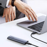 Ugreen M.2 SSD bay USB 3.2 Gen 2 drev (SuperSpeed USB 10 Gbps) + USB Type C kabel 0,5m grå (CM400 10902)