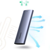 Ugreen M.2 SSD bay USB 3.2 Gen 2 drev (SuperSpeed USB 10 Gbps) + USB Type C kabel 0,5m grå (CM400 10902)