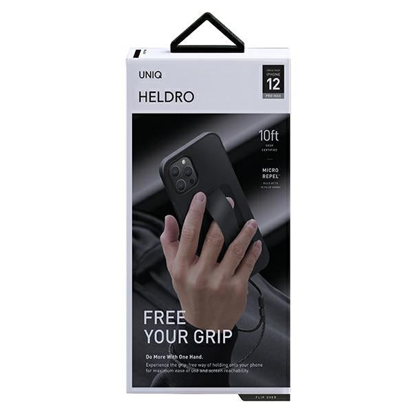Uniq Heldro fodtøj til iPhone 12 Pro Max - sort