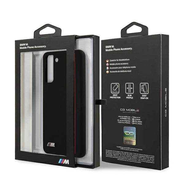 Etui BMW BMHCS21MSIVTBK S21+ G996 sort/sort