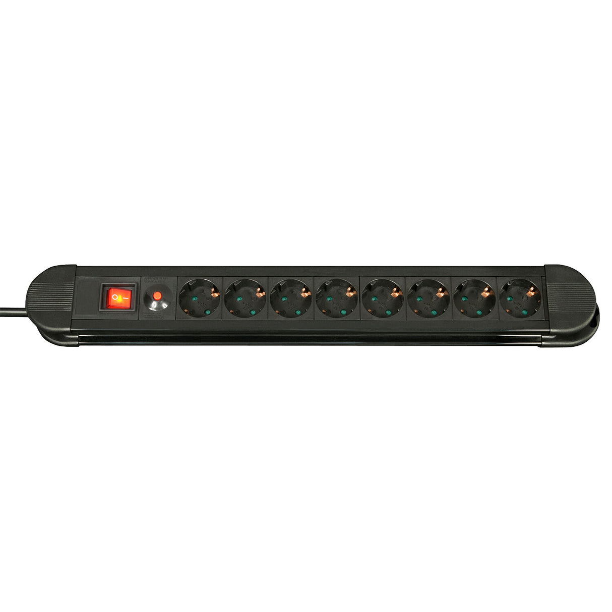 Lindy 73104 stikdåse 8 AC stikkontakt(er) Indendørs Sort