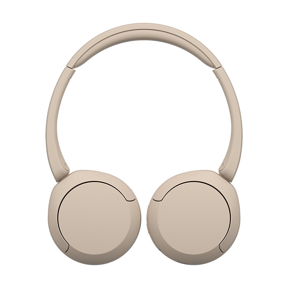 Sony WH-CH520 Headset Trådløs Opkald/musik USB Type-C Bluetooth Opladningsstativ Cremefarvet