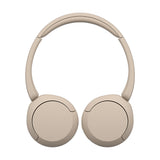 Sony WH-CH520 Headset Trådløs Opkald/musik USB Type-C Bluetooth Opladningsstativ Cremefarvet