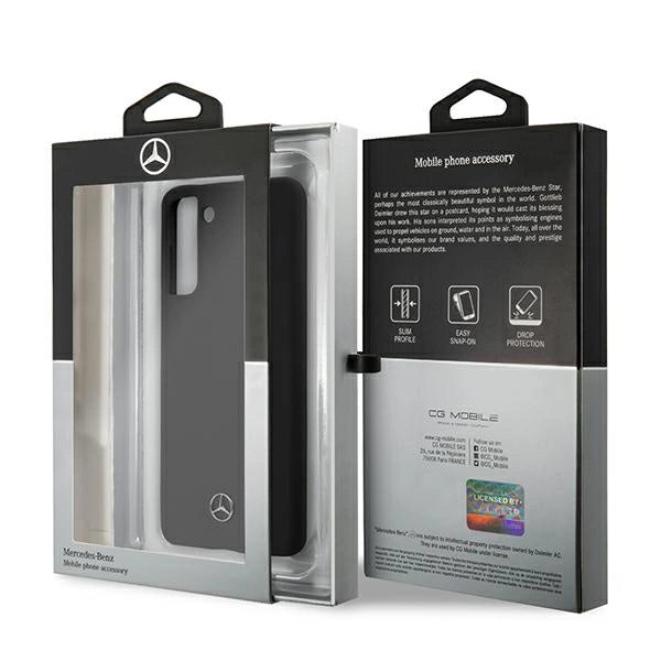 Mercedes MEHCS21MSILBK S21+ G996 sort/sort hardcase Silicone Line