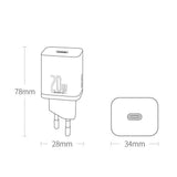 Baseus Super Si 1C fast charger USB Type C 20 W Power Delivery black (CCSUP-B01)