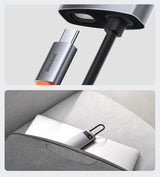 Baseus Metal Gleam Series 5-i-1 multifunktionelle HUB USB Type C - USB Type C Power Delivery 100 W / HDMI 4K 30 Hz / 3x USB 3.2 Gen 1 (CAHUB-CX0G)