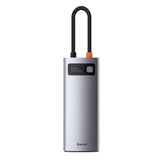 Baseus Metal Gleam Series 5-in-1 Multifunctional HUB USB Type C - USB Type C Power Delivery 100 W / HDMI 4K 30 Hz / 3x USB 3.2 Gen 1 (CAHUB-CX0G)