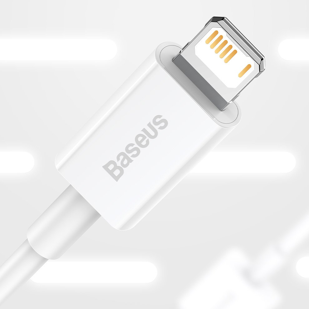 Baseus Superior USB - Lightning 2.4A 2 m cable White (CALYS-C02)