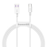 Baseus Superior USB-kabel - USB-type C 66 W 6A 1 m Hvid (CATYS-02)