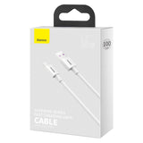 Baseus Superior USB-kabel - USB-type C 66 W 6A 1 m Hvid (CATYS-02)