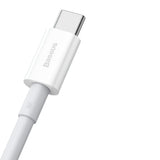 Baseus Superior cable USB - USB TypeC 66 W 6A 2 m White (CATYS-A02)
