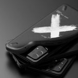 Ringke Onyx Design holdbar TPU Case Cover til Samsung Galaxy A72 4G sort (Paint) (OXSG0047)