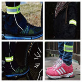 Reflekterende armbånd cykel kører velcro 4cm orange