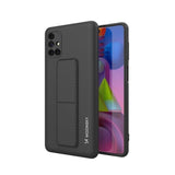 Wozinsky Kickstand Case silikon stand cover til Samsung Galaxy M51 sort