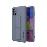 Wozinsky Kickstand Case silikone stand cover til Samsung Galaxy M51 blå