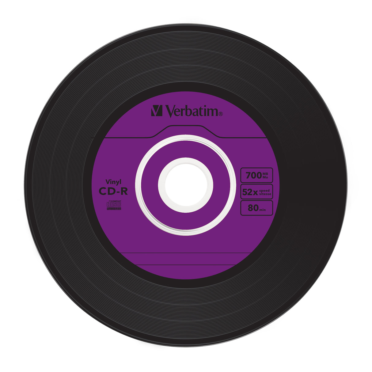 Verbatim CD-R AZO Data Vinyl 700 MB 52x 10 stk