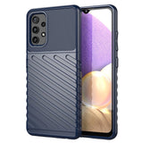 Thunder Case Flexible Tough Rugged Cover TPU Case til Samsung Galaxy A32 5G blå