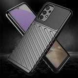 Thunder Case Flexible Tough Rugged Cover TPU Case til Samsung Galaxy A32 5G blå