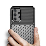 Thunder Case Flexible Tough Rugged Cover TPU Case til Samsung Galaxy A32 5G blå