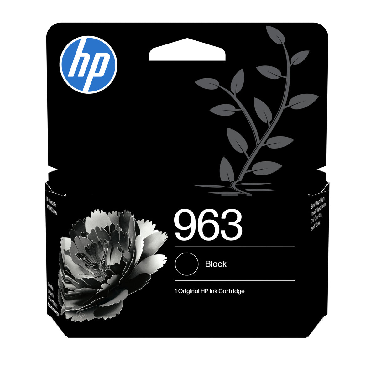 HP 963 Sort 1000 sider Blæk 3JA26AE