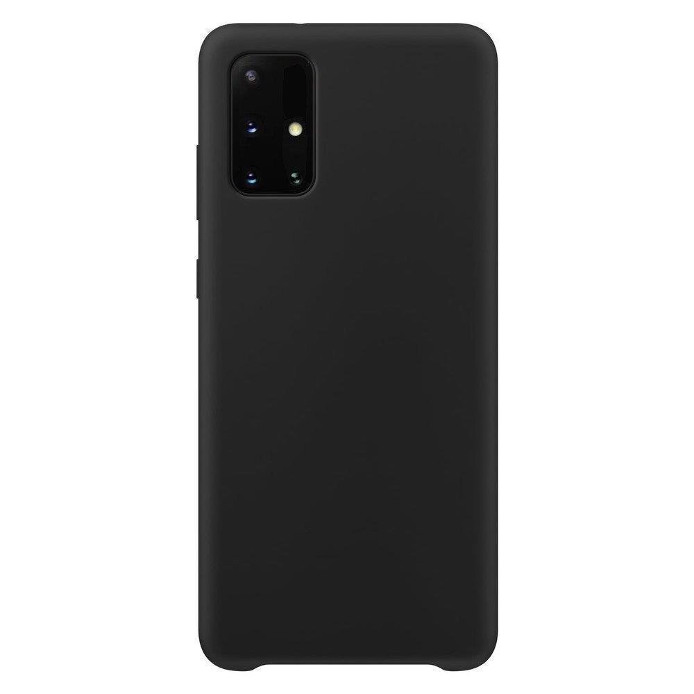 Silicone Case Soft Flexible Rubber Cover til Samsung Galaxy A72 4G sort