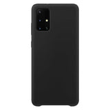 Silicone Case Soft Flexible Rubber Cover til Samsung Galaxy A72 4G sort
