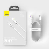 Baseus Superior USB Cable - USB Type C 66 W (11 V / 6 A) Huawei SuperCharge SCP 2 m black (CATYS-A01)