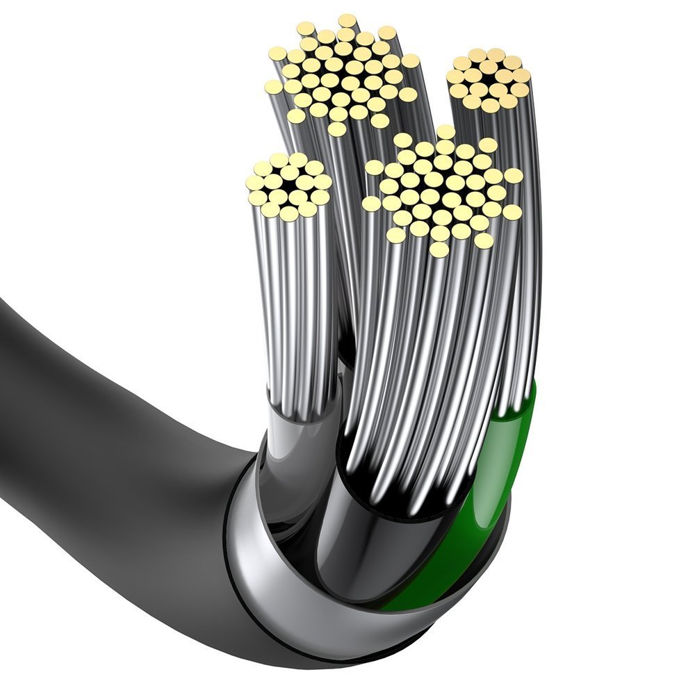 Baseus Superior USB - Lightning kabel 2,4 A 2 m sort (CALYS-C01)