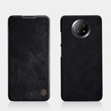 Nillkin Qin læderhylster for Xiaomi Redmi Note 9T 5G brun