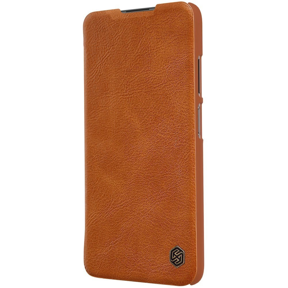 Nillkin Qin læderhylster for Xiaomi Redmi Note 9T 5G brun