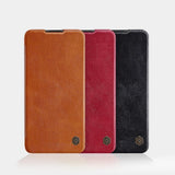 Nillkin Qin læderhylster for Xiaomi Redmi Note 9T 5G brun